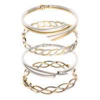 9ct gold Italian made bangles. Some models in yellow & white gold or yellow, rose & white gold, some set with diamonds. Beautiful quality and finish  