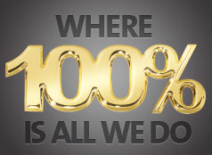 Where 100% is all we do