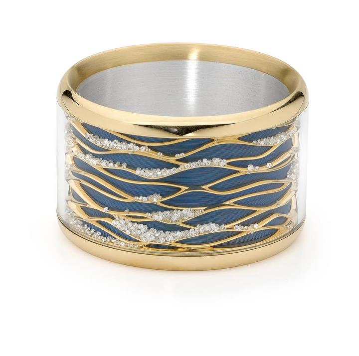Martyn Brown and Martin Linning's 'Undulation' bangle helped them win JAA Jeweller of the Year.