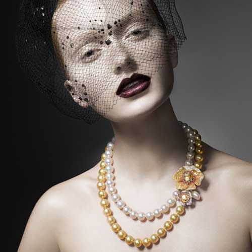 Pearls lend themselves to exquisite imagery. Image courtesy: Autore