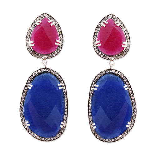 Bianc's statement earrings