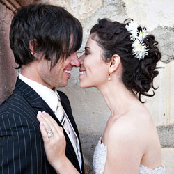 The couple's winning photo