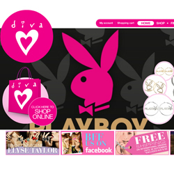 Diva's new range of Playboy jewellery has caused havoc across its social networking mediums