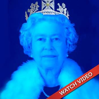 A 3D diamond-encrusted portrait has been created to celebrate the Queen's diamond jubilee