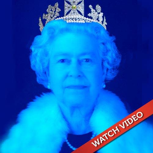 A 3D diamond-encrusted portrait has been created to celebrate the Queen's diamond jubilee
