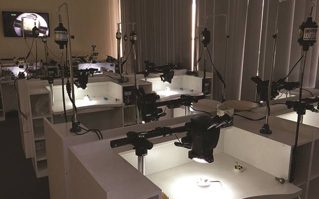 Work benches are said to be fully equipped with state of the art tools