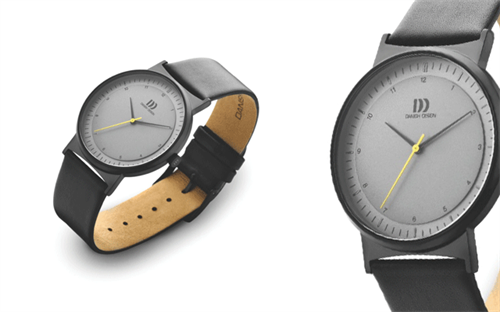 Danish Design’s matte black ion-plated stainless steel watch