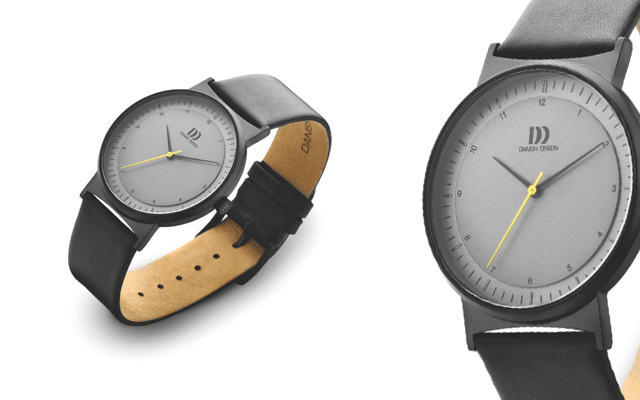 Danish Design’s matte black ion-plated stainless steel watch
