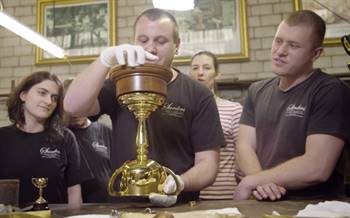 The final stage involves adding the base.