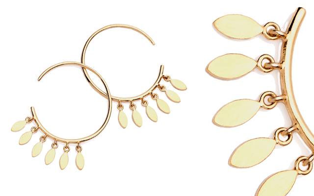 Pastiche’s Glimmered Sky earrings