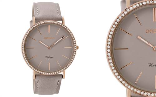 Oozoo Timepieces’ Taupe Vintage Timepiece