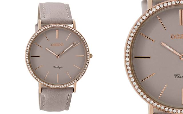 Oozoo Timepieces’ Taupe Vintage Timepiece