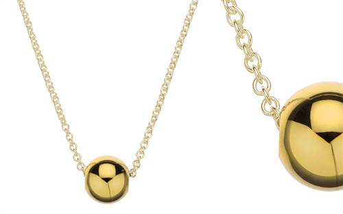 Najo’s all yellow gold jiggle necklace