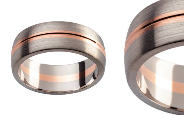 Twin Plaza Metals’ Multi Tone wedding ring