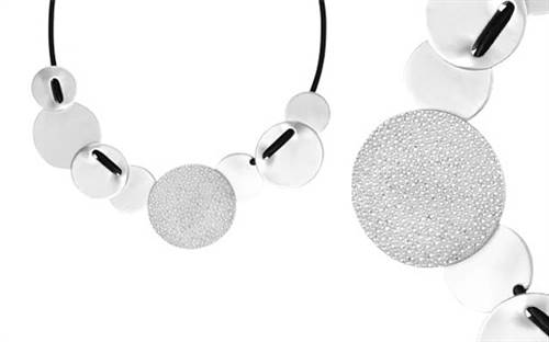 Dansk Smykkekunst Sierra short silver-plated necklace