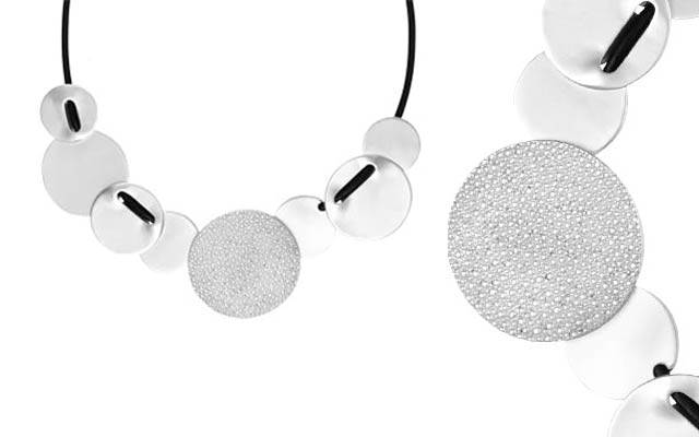 Dansk Smykkekunst Sierra short silver-plated necklace