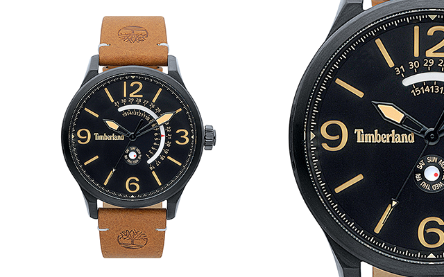 Timberland's Hollace watch in IP black stainless steel case