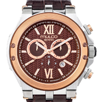 Nefesh Iconic dive wrist watch with rose gold accent