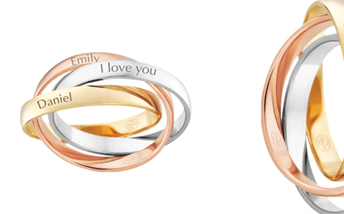 Peter W Beck's personalised together ring