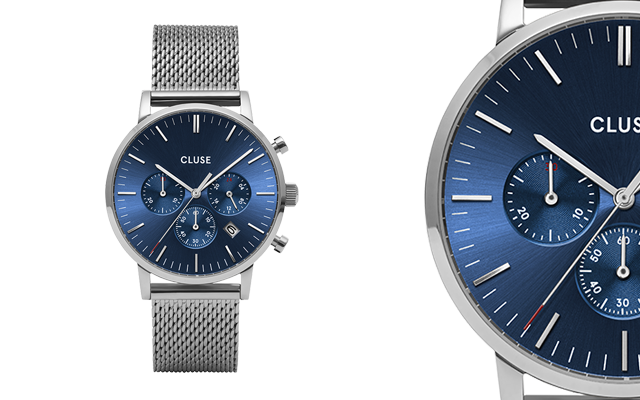 Cluse's chronograph watch