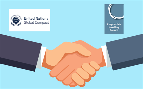 The UN Global Compact is partnering with the Responsible Jewellery Council to develop sustainability strategies for the jewellery industry.
