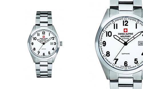Swiss Alpine Military ladies leader watch 