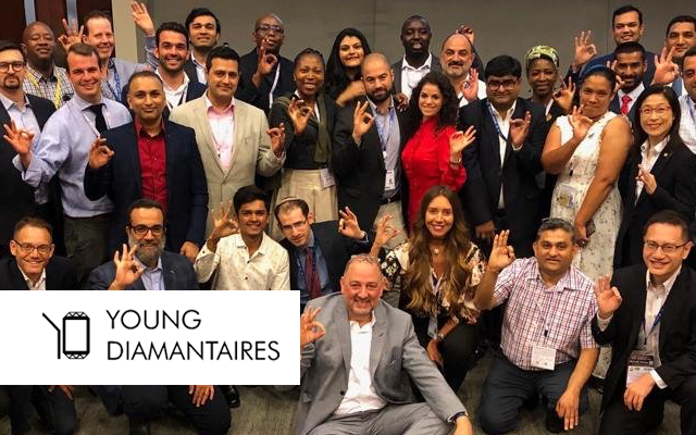 Young Diamantaires – members pictured in 2019 – has launched a new website as it prepares to expand its membership.