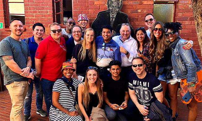 Nelson Mandela National Museum visit in Johannesburg in 2019.