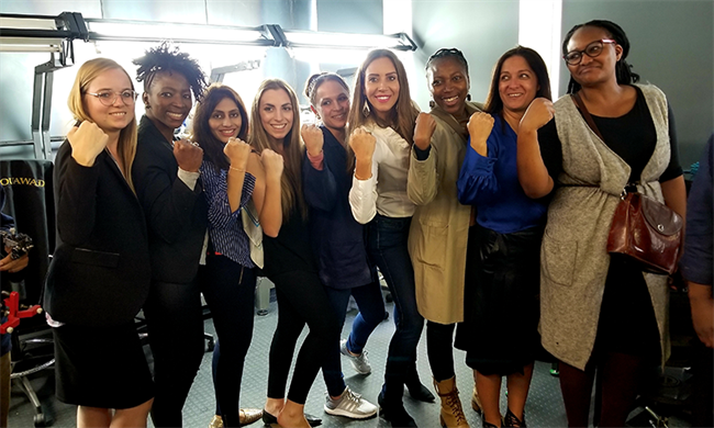 Factory visit at Rosebank in Johannesburg in 2019. 
