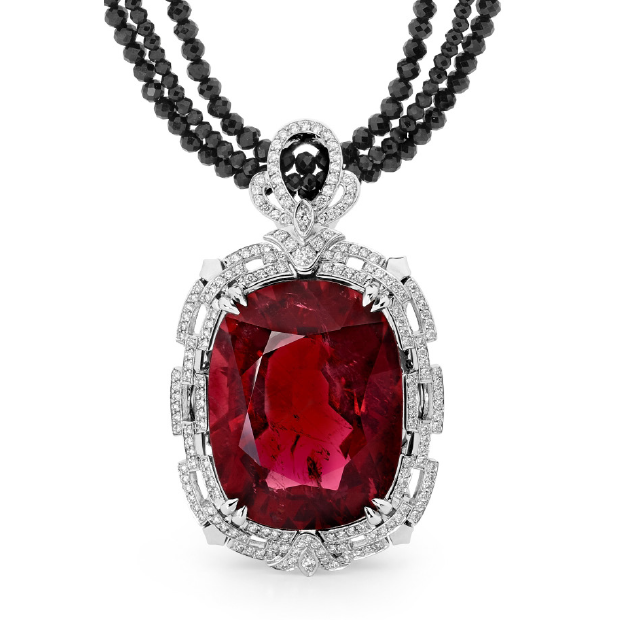 'Joyau Rouge' pendant, by Matthew Ely