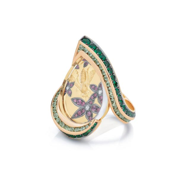 'Hart cluster' ring by Benjamin Hart. Photography Credit: JAA Australasian Jewellery Awards Entry