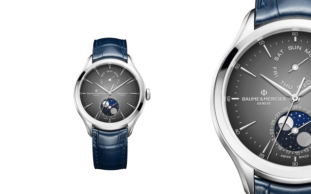 The Clifton Baumatic Day-Date, Moon-Phase by Baume & Mercier.