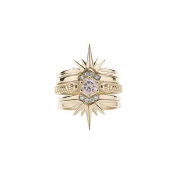 'Snake & Star' ring set by Claire Hammon & Greg Fromont.