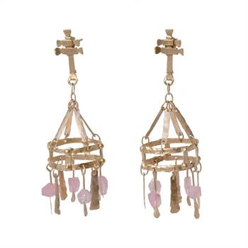 'Persefone' earrings by Juan Castro.