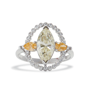 'Lover’s Embrace' ring by William Llewellyn Griffiths.