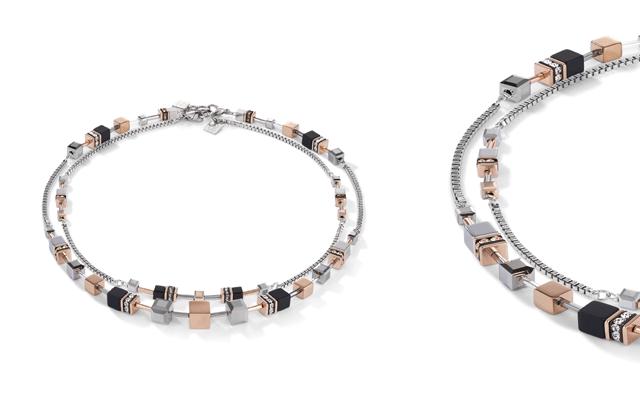 Coeur de Lion adaptive four-in-one GeoCube necklaces