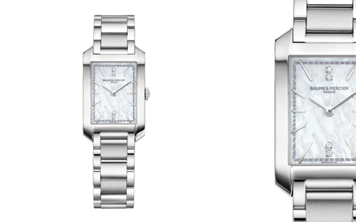 The Hampton 10474 ladies’ stainless steel watch by Baume & Mercier