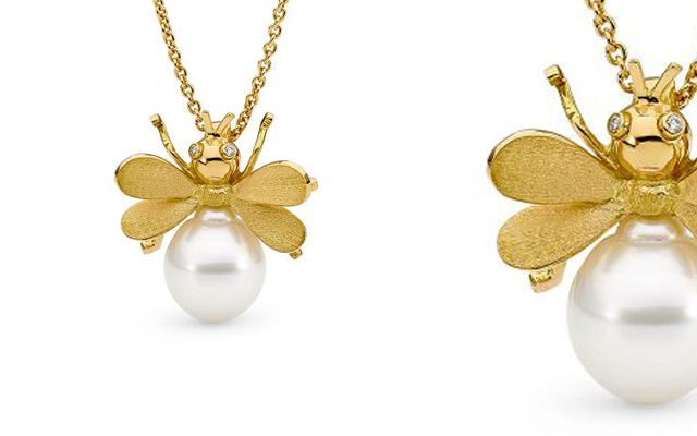 Allure South Sea's bestselling Bumble Bee pendant.