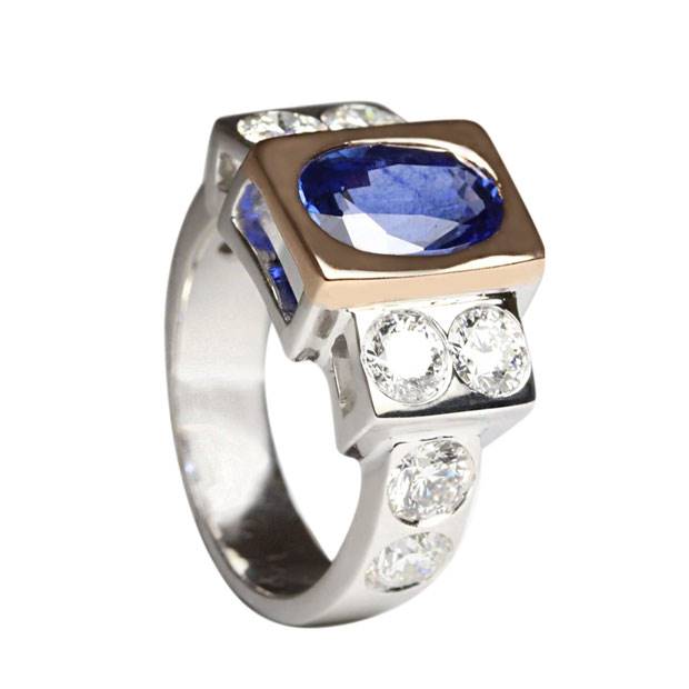 Diamond ring by  Zoe Pook.
