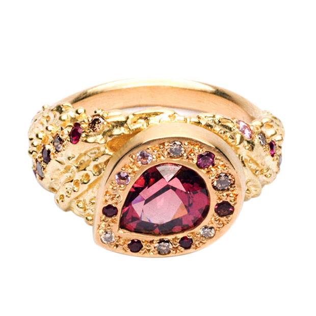 'Tapestry' ring by Fiona Fitzgerald.