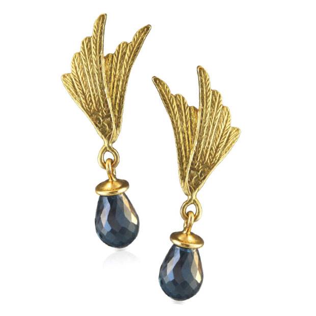 'London Angel' earrings by Jennifer Martin.