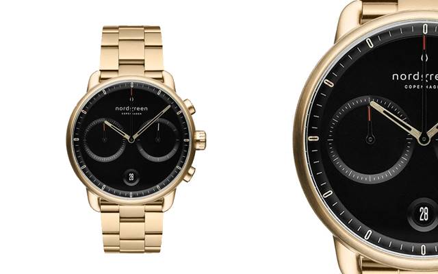 The Nordgreen Pioneer watch, designed by Jakob Wagner.
