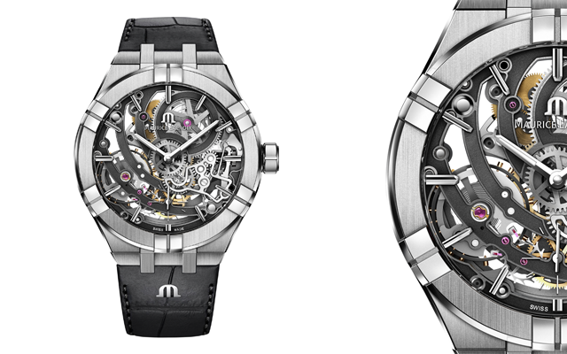 The new Swiss Skeleton Automatic watch from Maurice Lacroix.