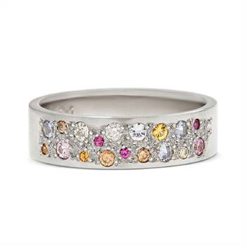 'Aurora Borealis' ring by Ellinor Mazza