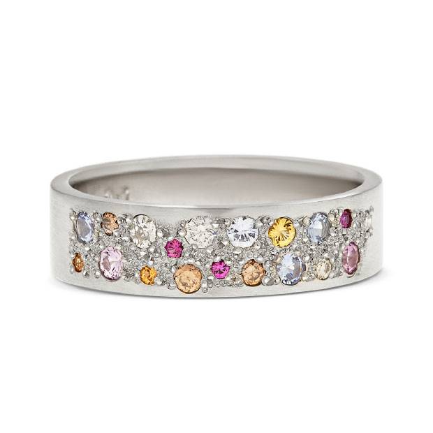'Aurora Borealis' ring by Ellinor Mazza
