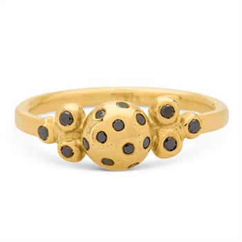 'The Little Things Black Diamond' ring by Elise Newman.