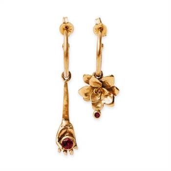 'The Gardener' earrings by Maeve Woodhouse.