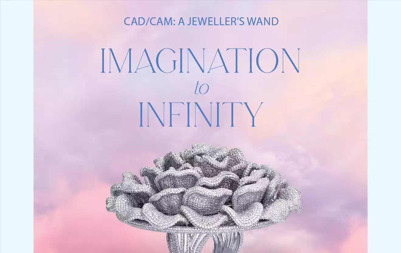 AMI 'Immortality' RING (GUINNESS RECORD - 2022) In 2022, SWA Diamonds broke the Guinness World Record for the most diamonds set in one ring with this pink oyster mushroom-inspired design. Named Ami (sanskrit for  'Immortality'), it is set with 24,679 diamonds. | Source:xxx