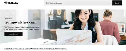 A ‘private registration for TrumpWatches.com was established in 2011 and expires in July.