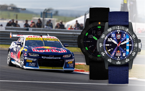 The collaboration between Swiss watch brand Luminox and Australian motorsports team Red Bull Ampol Racing has been extended for a further 12 months. | Source: Luminox/Red Bull